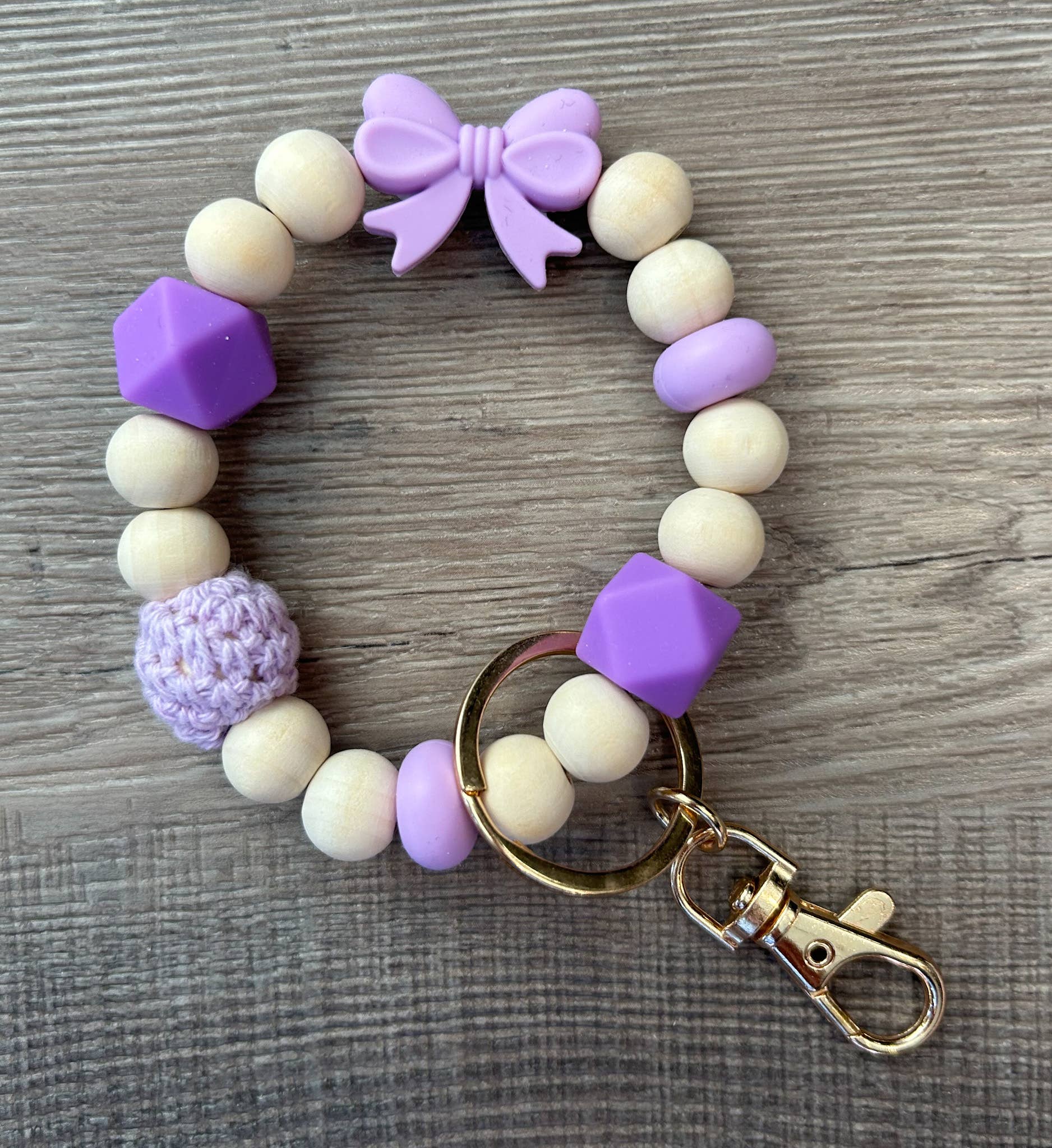 JILLIAN INK LLC - Wholesale Keychain Bracelet - Bow Wristlet Keychain2