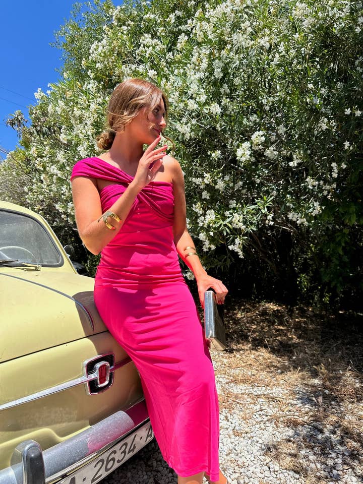 FUCHSIA Casablanca dress for wholesale on Faire8