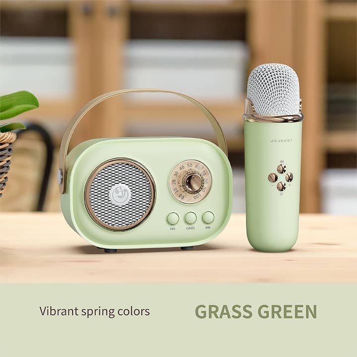 Dan Adora - Wholesale Speakers - Mini Karaoke Set - Green2