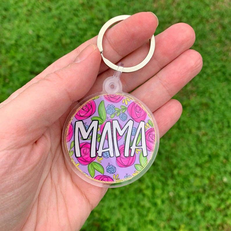 Painted Skies - Wholesale Keychain - Women's - Mama Acrylic Keychain1