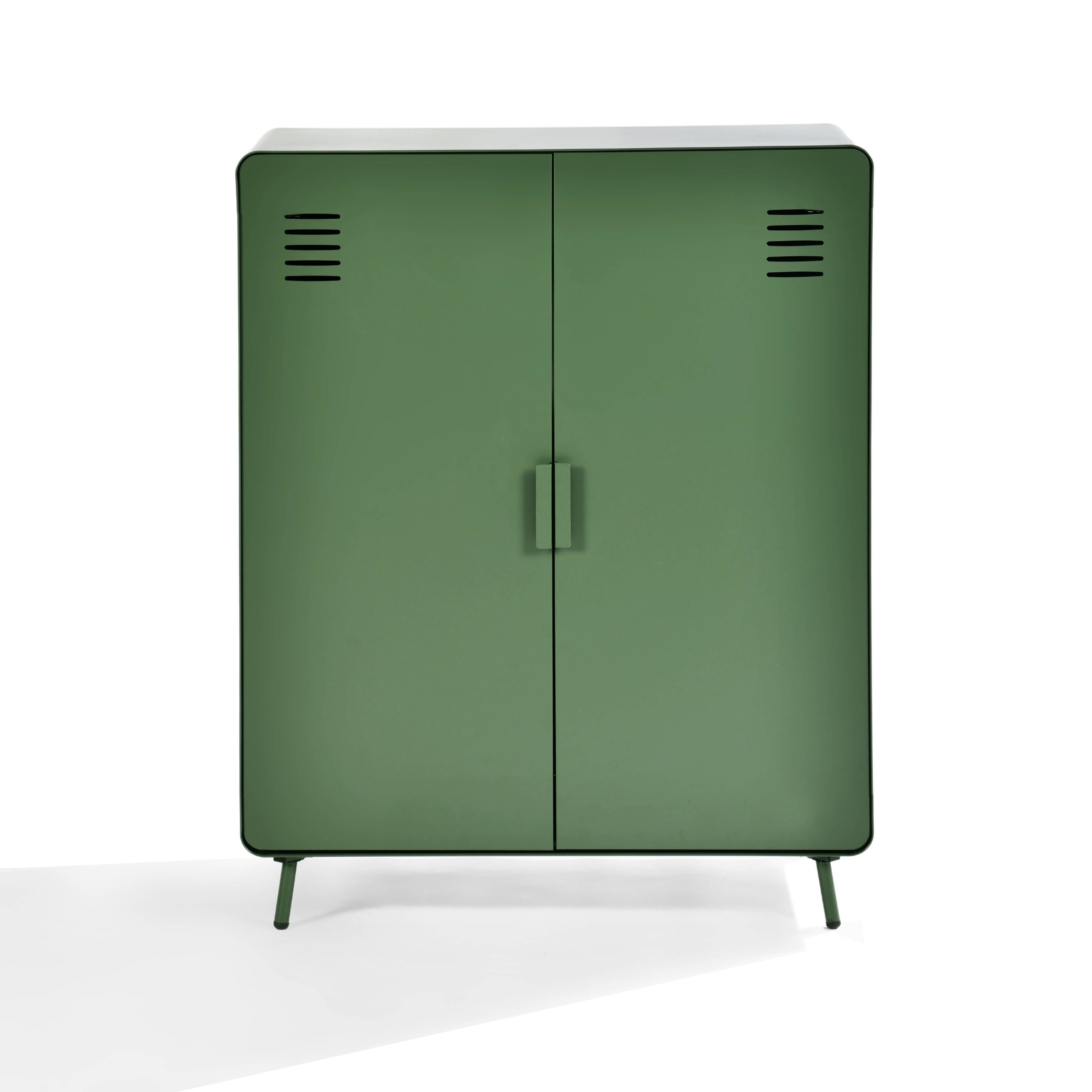HOMYCASA DESIGN INC - Wholesale Cabinet - Industrial 2-Door Steel Storage Cabinet - 31.5" Wide30
