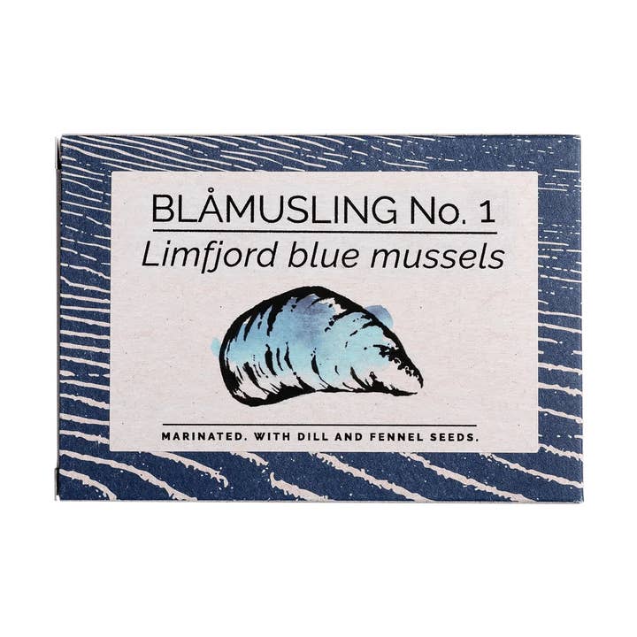 Fangst No. 1 Limfjord Mussels in Dill & Fennel 110g for wholesale by FANGST