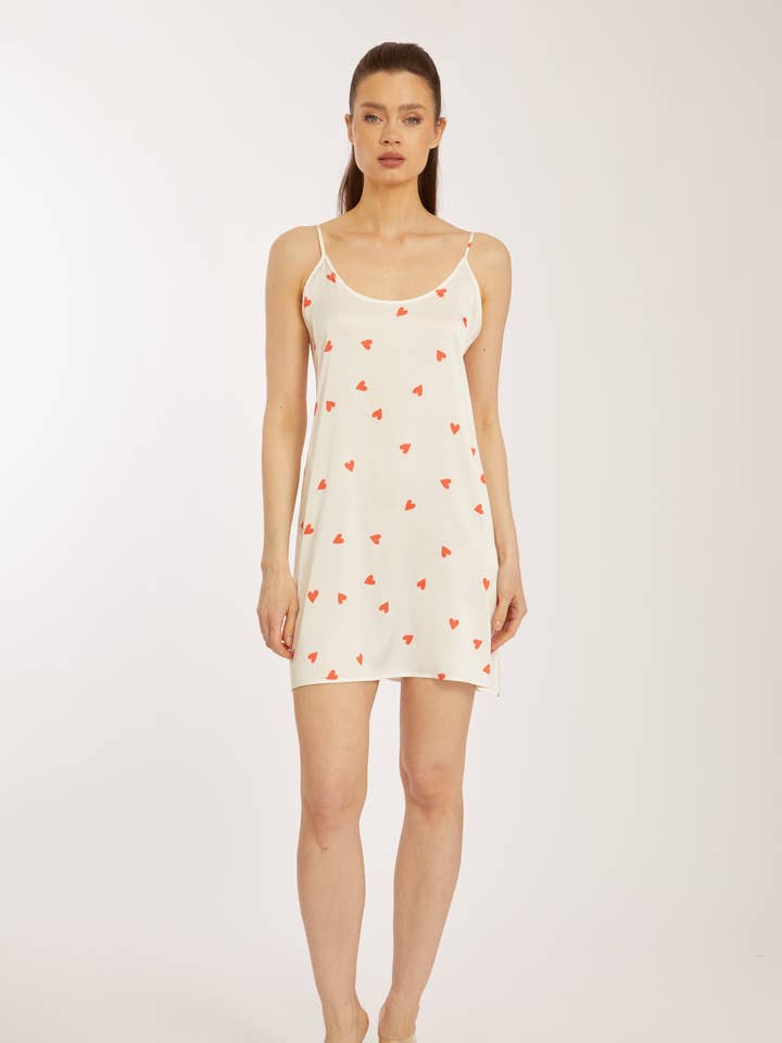 Heart Short Chemise for wholesale by Wrap Up by VP