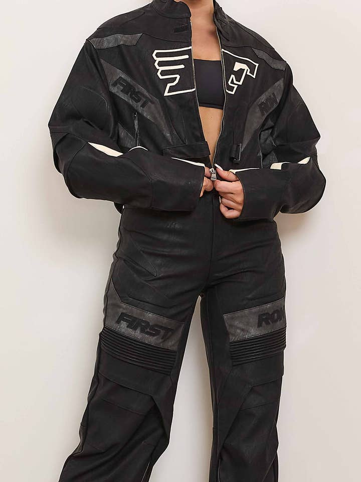 FURIOUS MOTOR RACING LEATHER JACKET for wholesale by First Row
