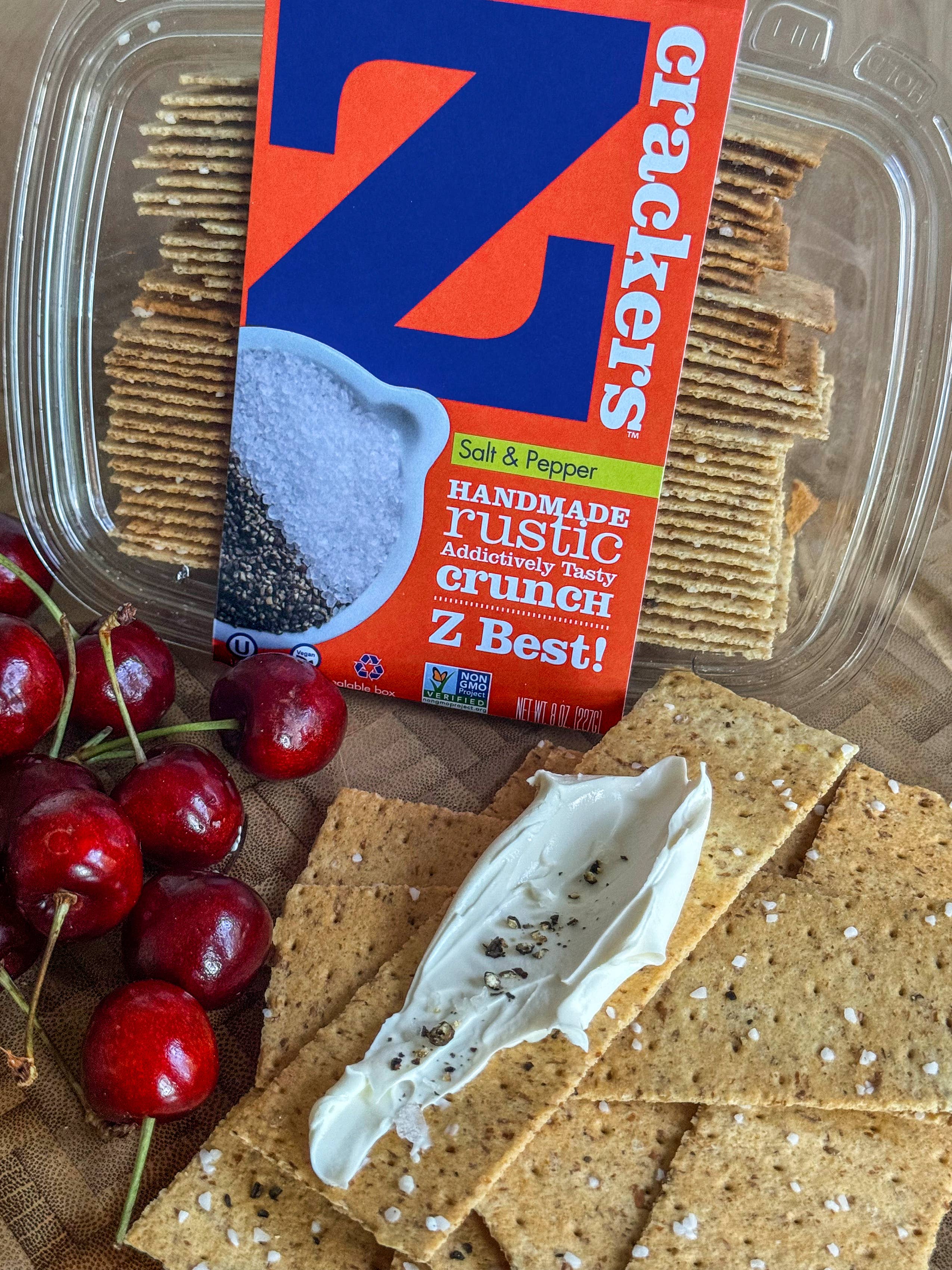 Z crackers - Wholesale Crackers - Salt + Pepper Handmade Artisan Cracker1