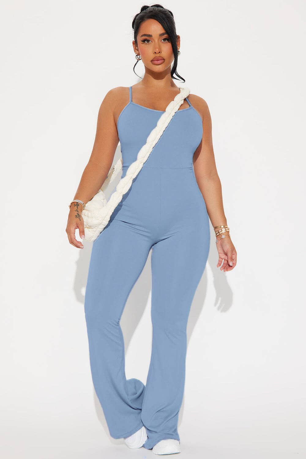 5besties inc - Wholesale Jumpsuit - Women's - STRAPPY BACK FLARE JUMPSUITS1