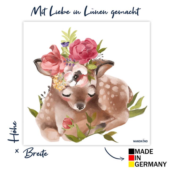 WANDKIND - Wholesale Wall Decor - Kids & Baby - Rehlein wall sticker V2601