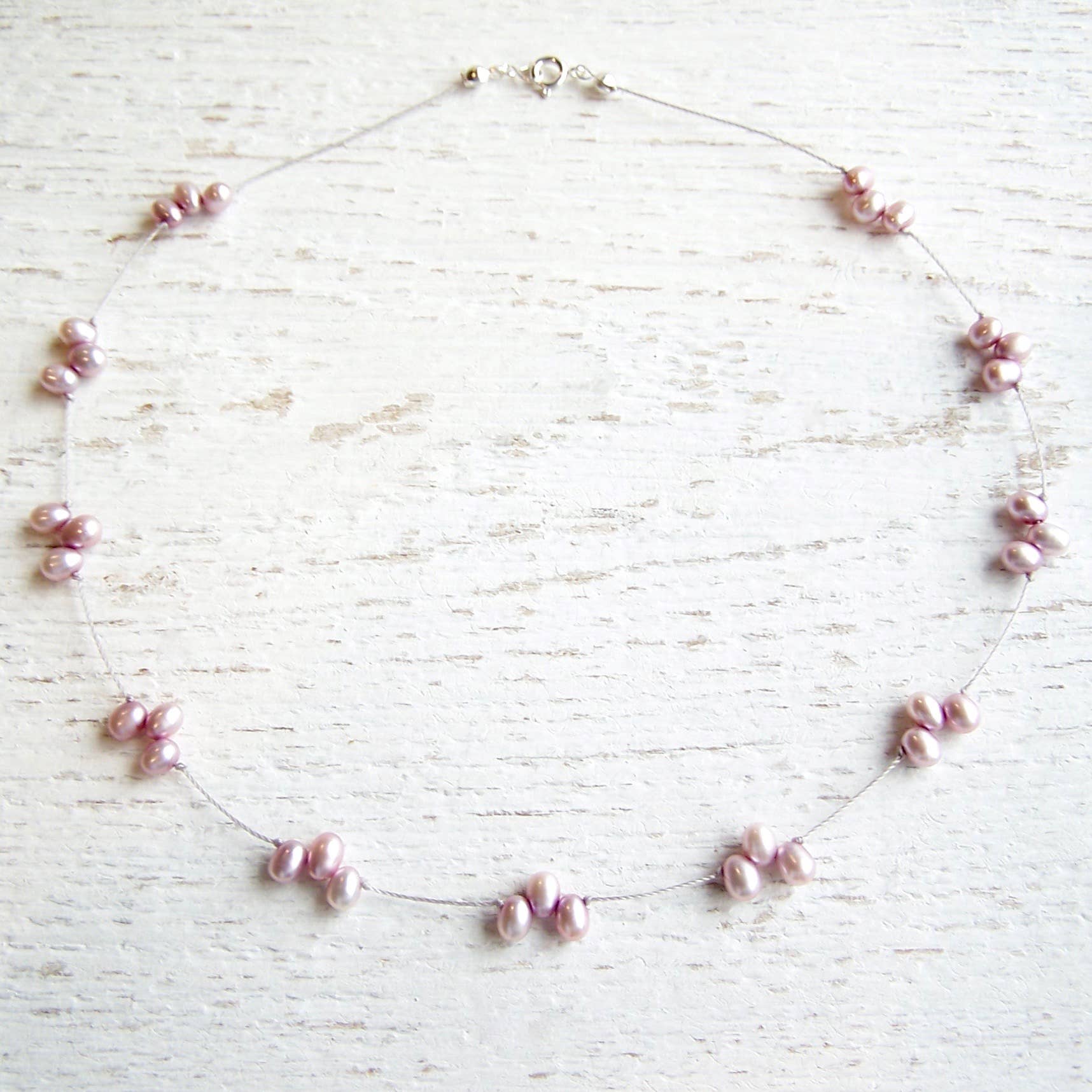 Jo Bird Jewelry - Venta al por mayor Collares de cuentas/perlas - Collar de perlas anudadas - Collar de lluvia4