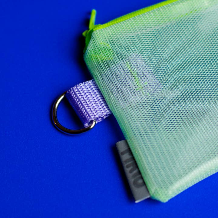 Pikto3000 - Wholesale Coin Purse - Women's - Mini Jay Coin Purse Wallet Clear Mesh Mint