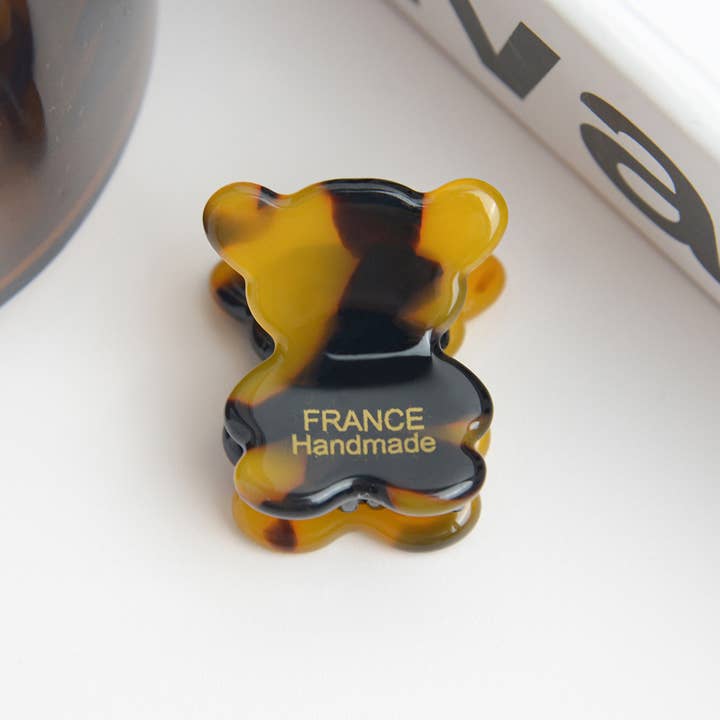 TheDivaSoap - Wholesale Hair Clip - Women's - Acetate Mini Cute Cat and Bear Hair Clip8