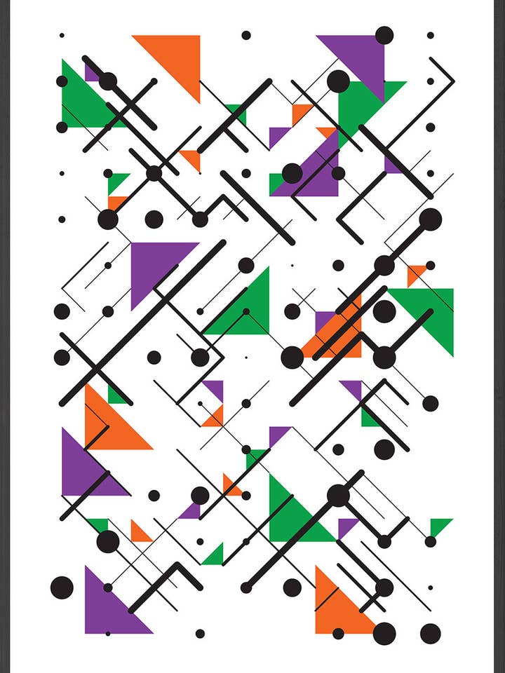 Secundaire afdruk met 1 regel en driehoek voor wholesale door The Underdog Print Shop