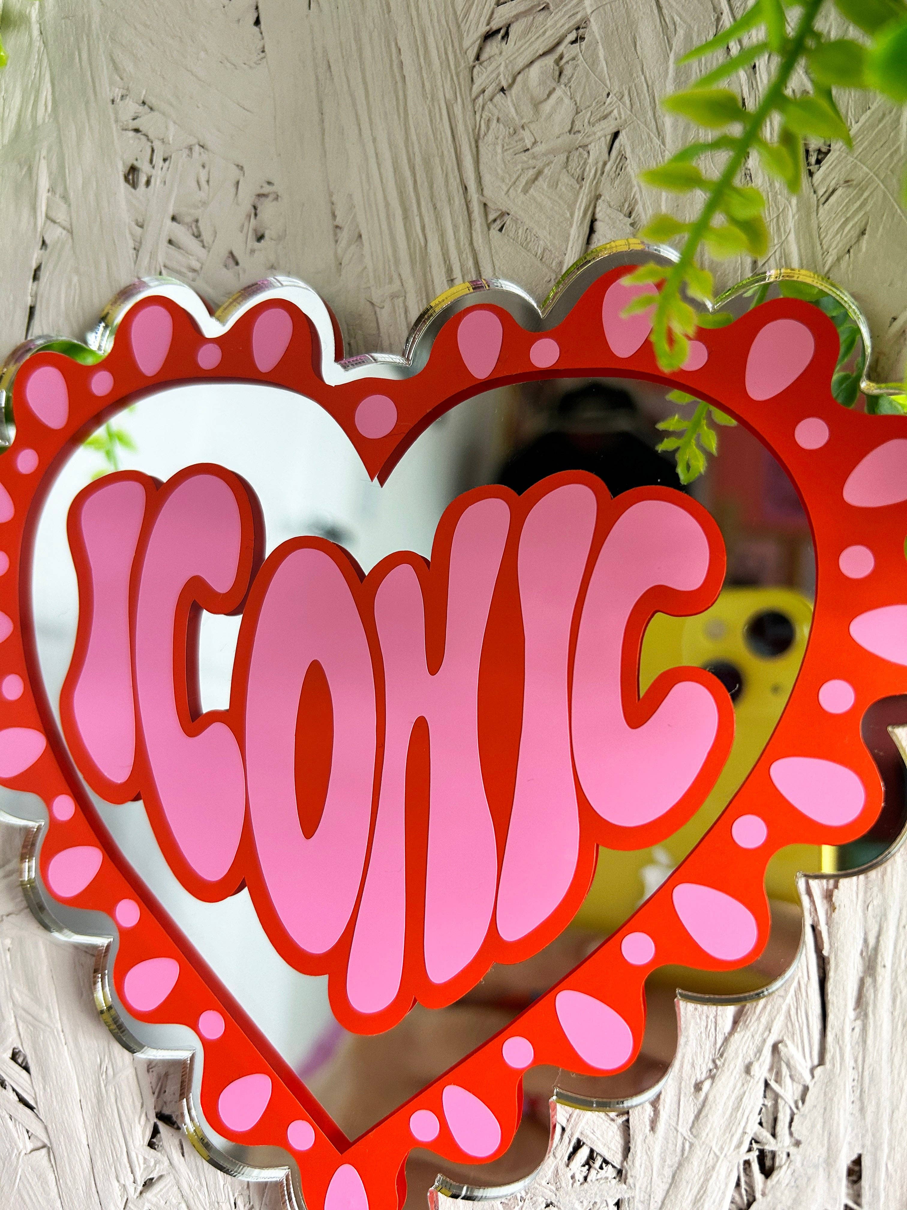 Printed Weird - Vente Miroir mural - Miroir You are ICONIC1