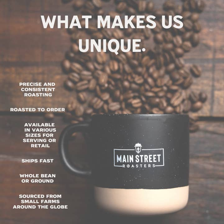 Main Street Roasters - Wholesale Coffee Beans - Costa Rican Tarrazu Coffee
