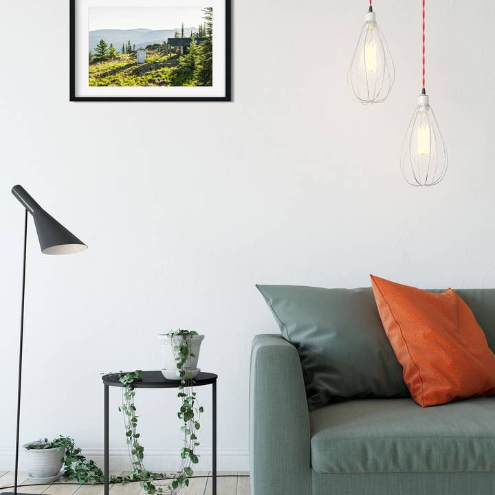 Montana Udhus og kabine fotoprint, Garver Mountain Rustik fotografering for engroshandel hos lostkatphoto