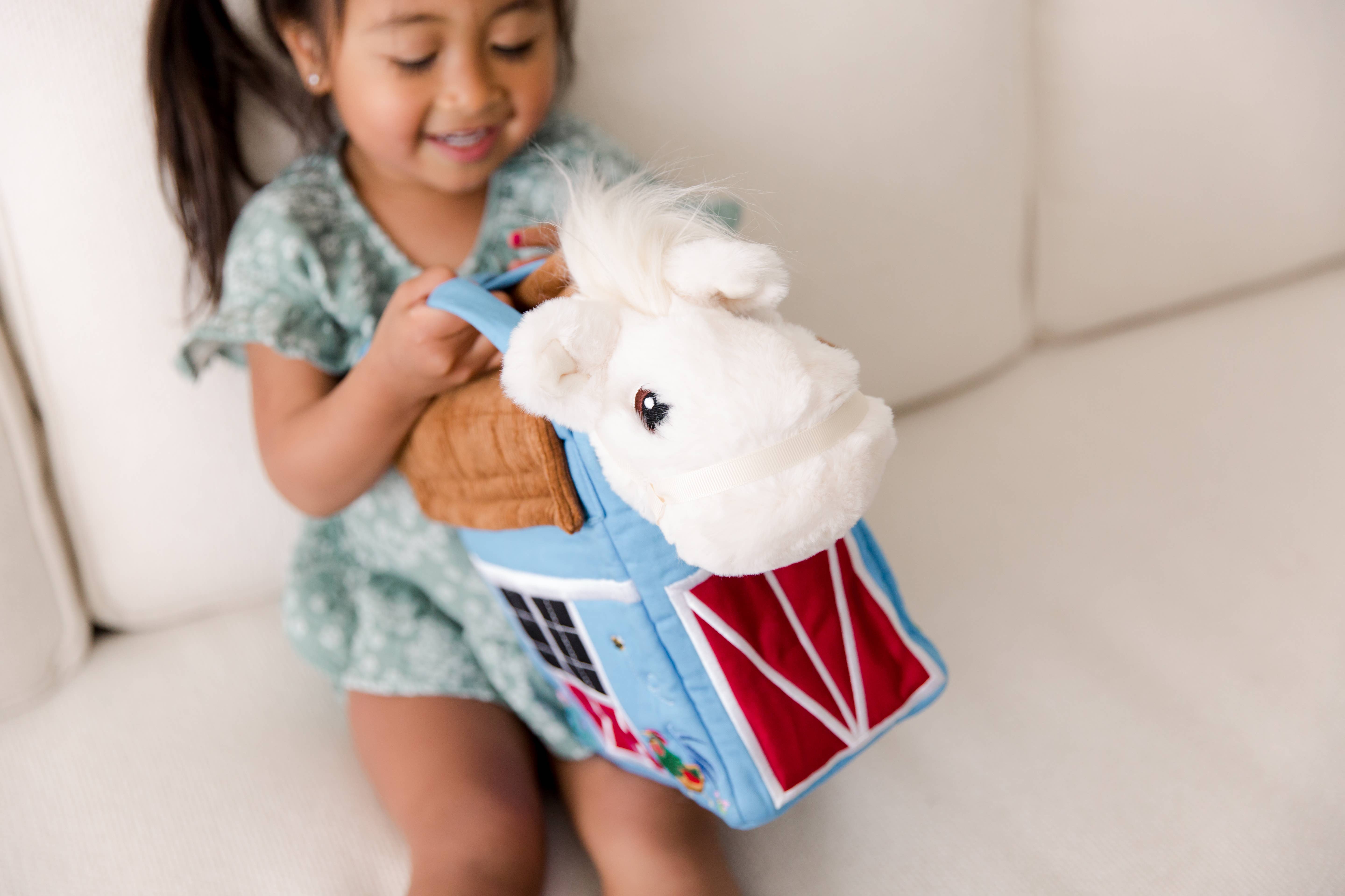 Piccoli Horses - Venta al por mayor Peluche - Niños y bebés - Bolsa Establo Azul para Caballos de Juguete2