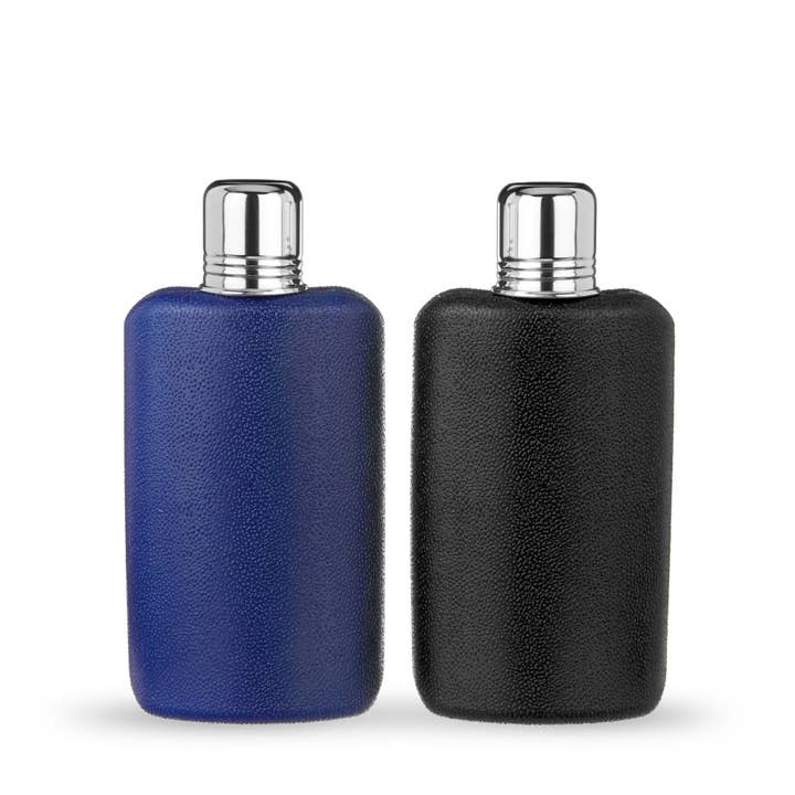 TRUE - Wholesale Flask - Rogue Plastic Flask w Shot Glass Lid ASST COLORS and SIZES14