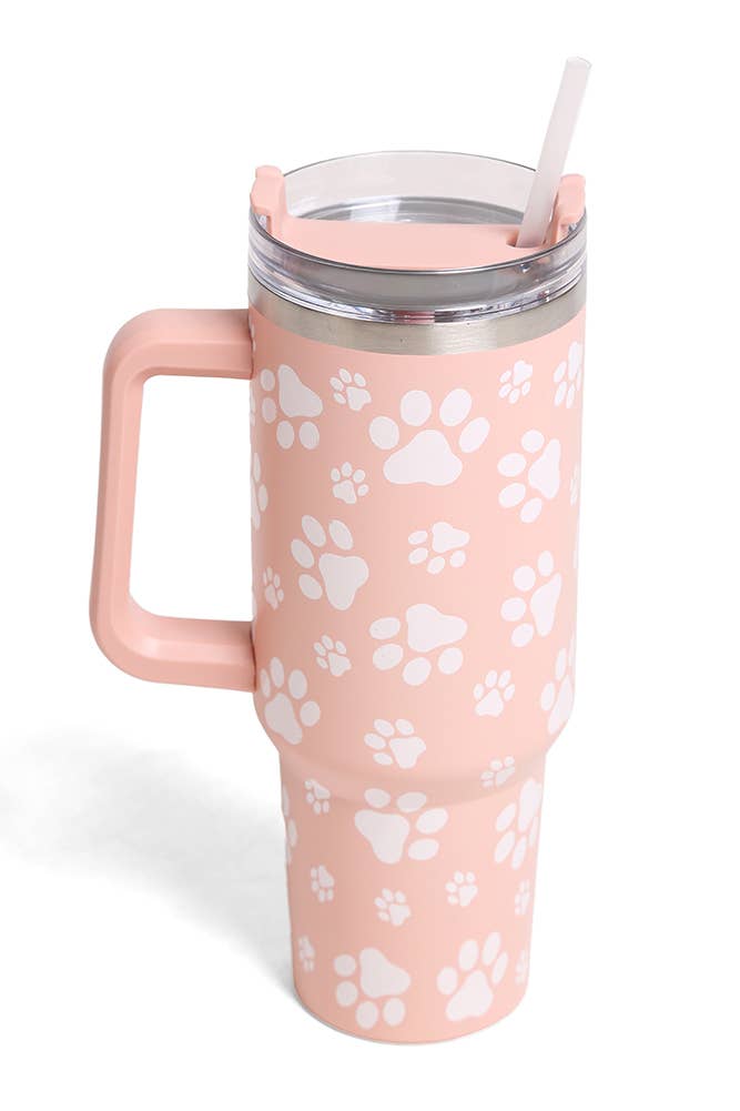 Hana - Vente Gourde/bouteille isotherme - Gobelet à manche Dog Paw 40 oz5