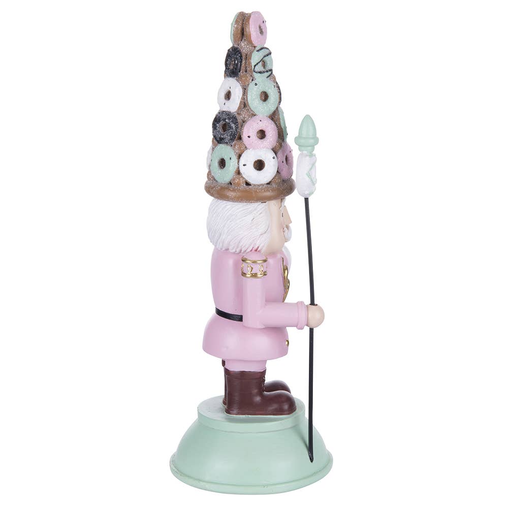 VdE Tivoli 1996 – wholesale Prydnadsset – NÖTKNÄPPARE DONUT BAS GRÖN 22 CM POLYRESIN2