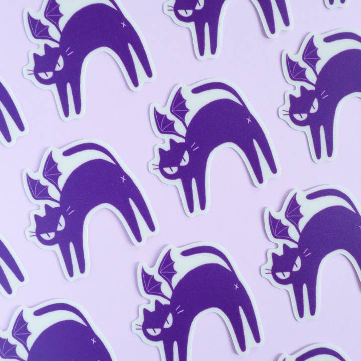 Bat Kuni Sticker (Glow in the Dark) for wholesale by Radhia Rahman