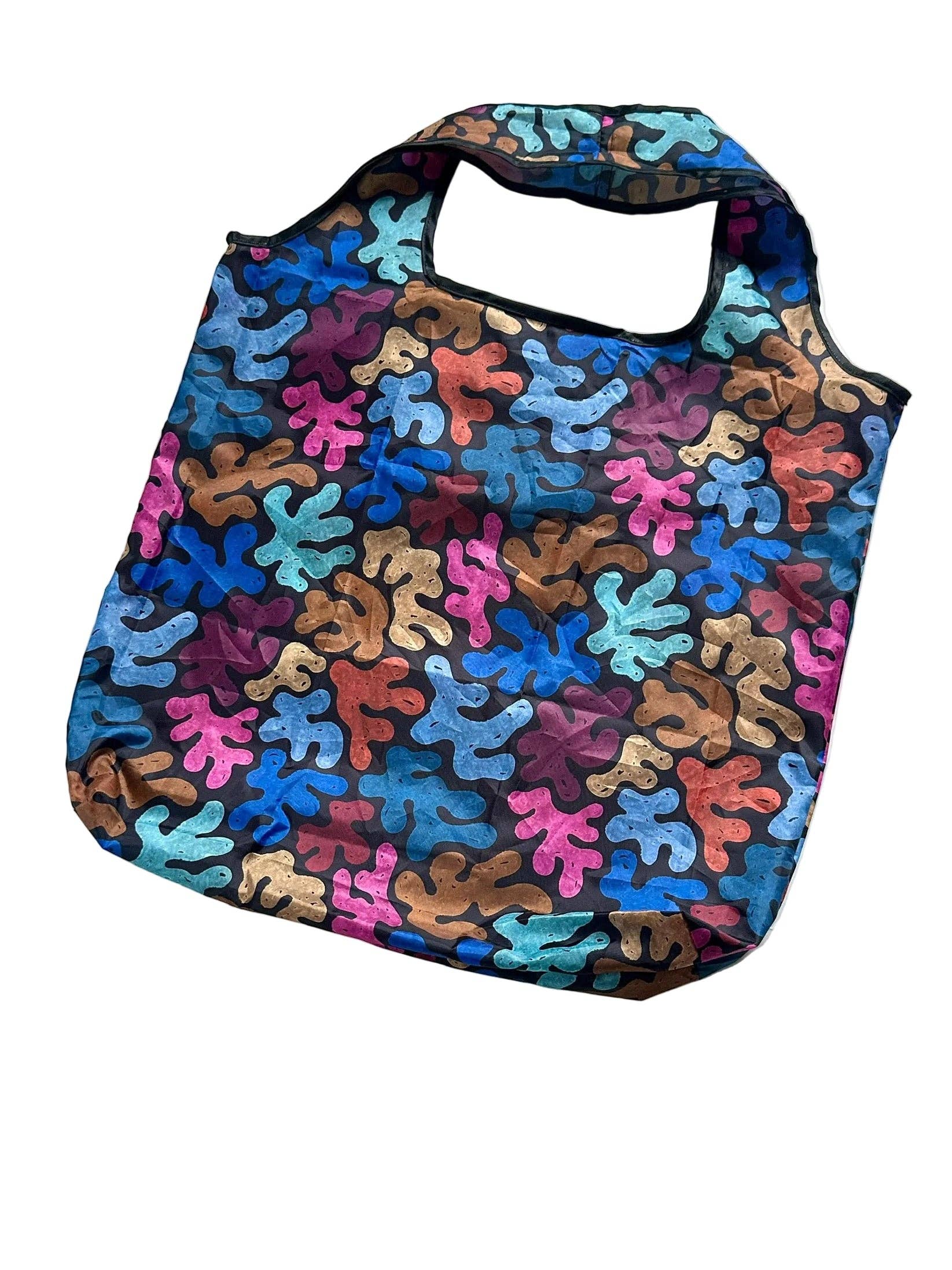 liadelyonart - Wholesale Grocery/Shopping Bag - Colorful Coral Reusable Tote Bag12