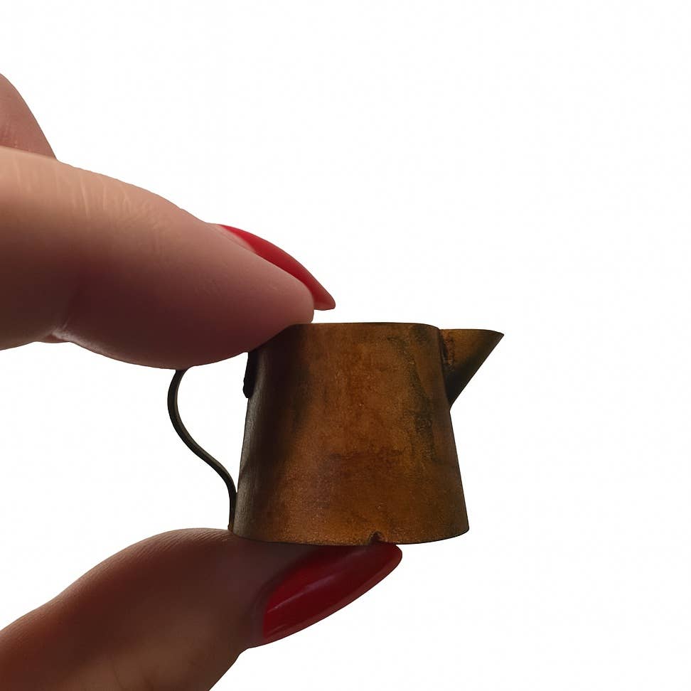 Factory Direct Craft - Wholesale Decorative Tabletop Object - Rusty Tin Mini Water Pitcher0