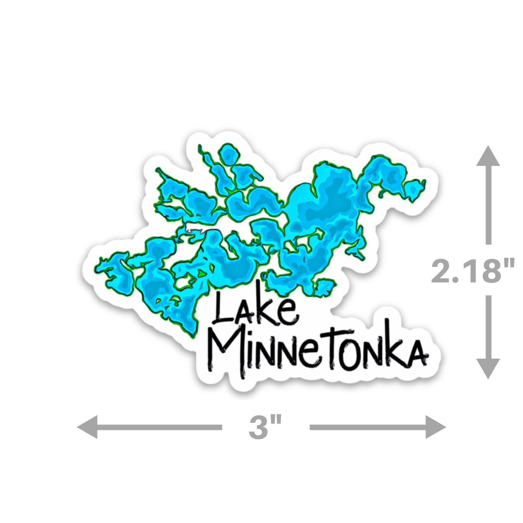 Kevin & Kaia - Wholesale Sticker - Lake Minnetonka - Sticker2