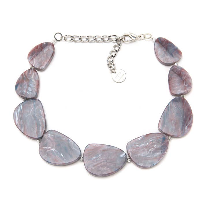 Gemma Necklace Blujasper for wholesale by PONO by Joan Goodman