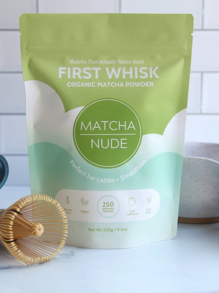First Whisk Organic Matcha – 250 g (Min 2 Units) for wholesale by Matcha Nude
