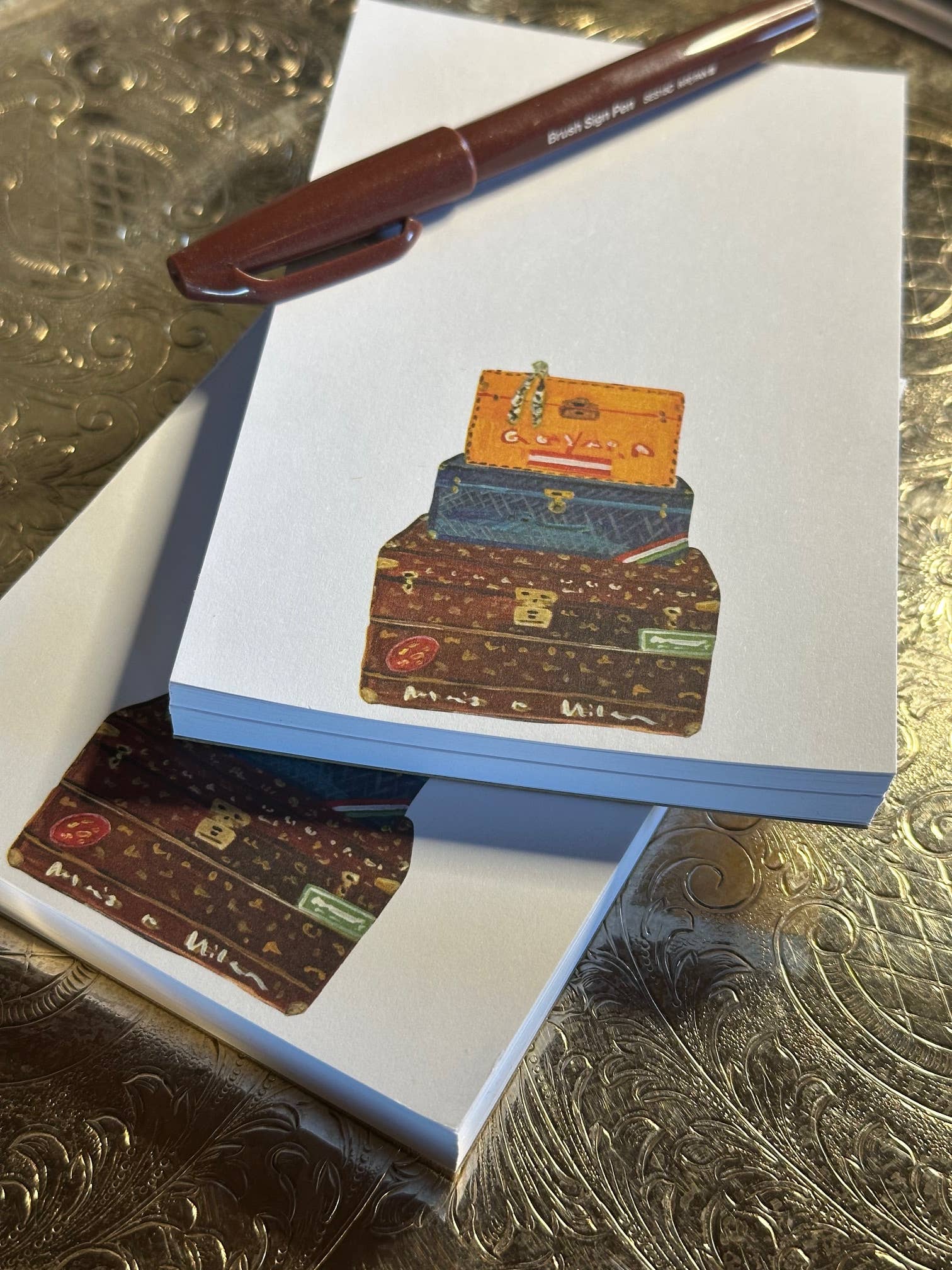 Carpe Diem Papers - Wholesale Notepad - Vintage Trunks Le Petit Notepad1