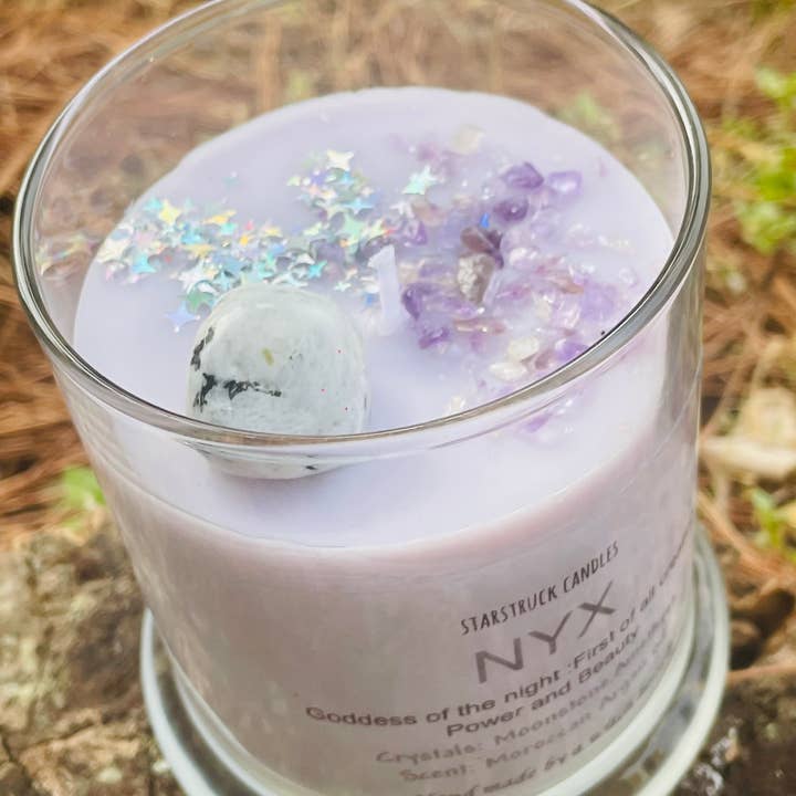 Starstruck Candles - Wholesale Jar/Filled Candle - NYX Goddess Candle1