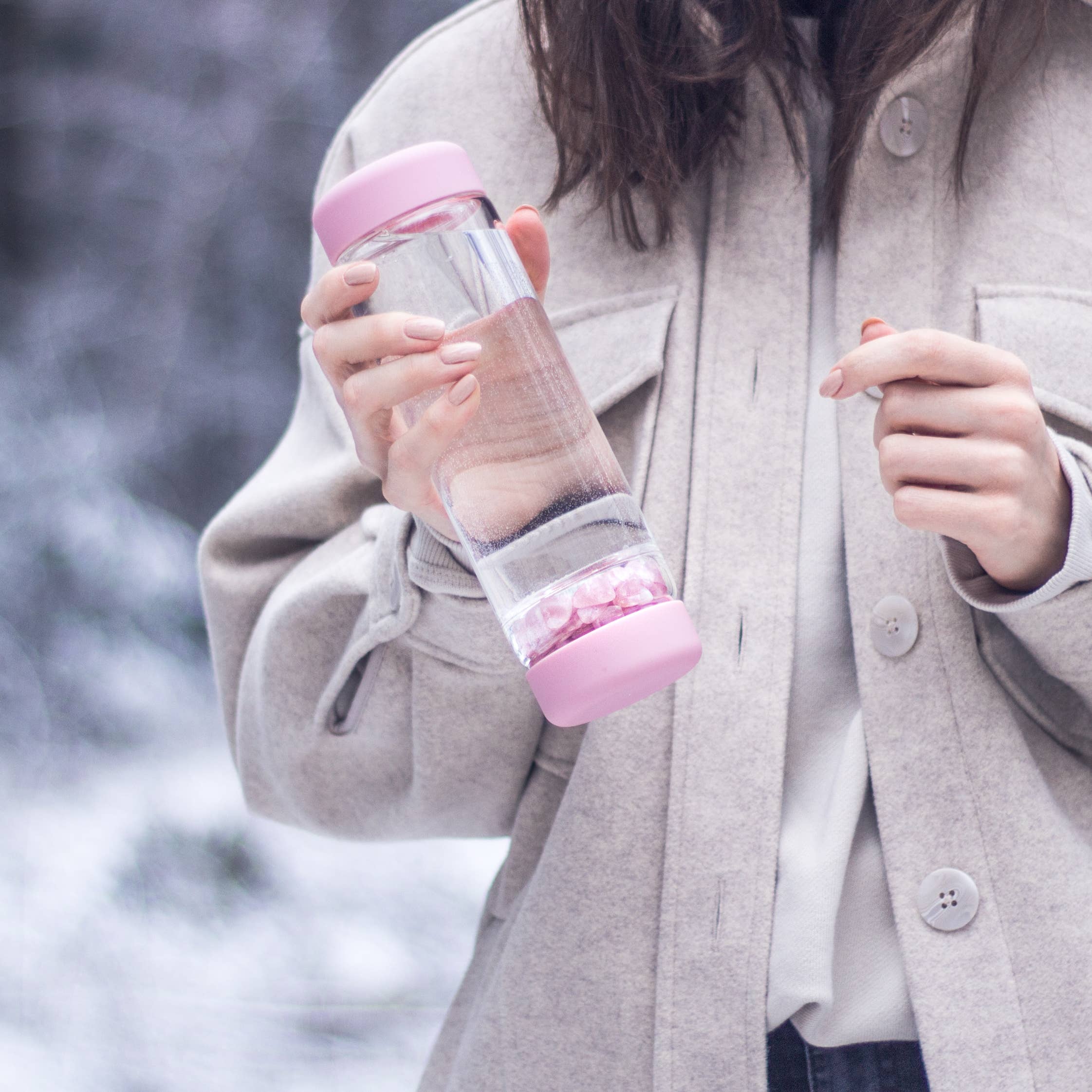 VitaJuwel USA - Wholesale Water Bottle - Inu! ROSE | DIY Crystal Water Bottle2