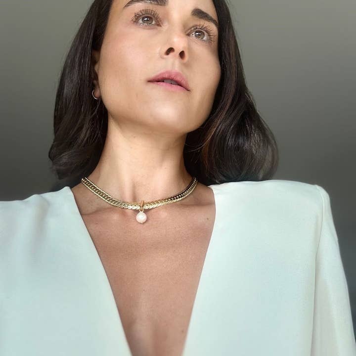 WILYMI Jewelry Co - Wholesale Pendant/Charm Necklace - 12mm Baroque Pearl Necklace | 18k Gold Filled11