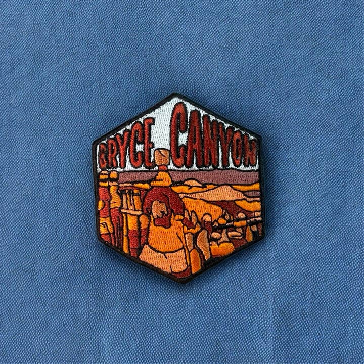 Blue Bison Apparel - Wholesale Patch - Bryce Canyon National Park, Utah | Embroidered Hexagon Patch