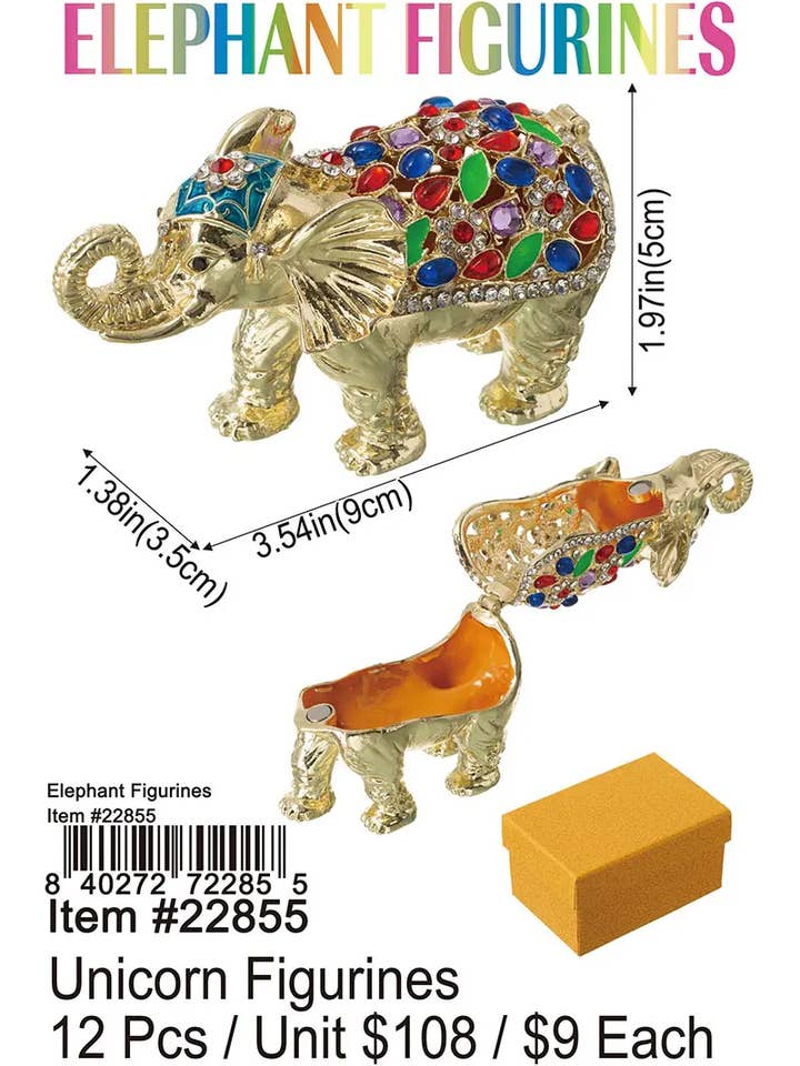 Olifantenbeeldjes. voor wholesale door Puka Creations