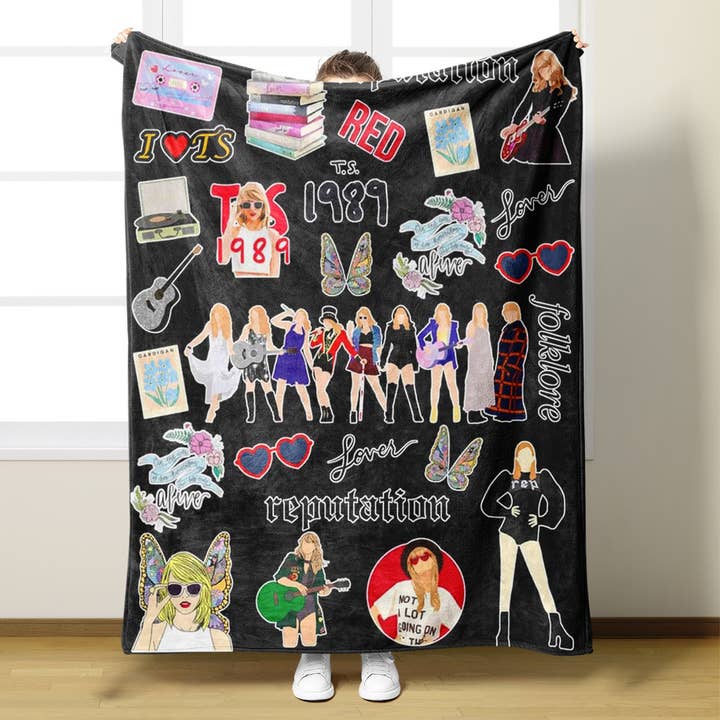Little Trendy - Wholesale Throw Blanket - Taylor Swift Inspired Throw Blanket