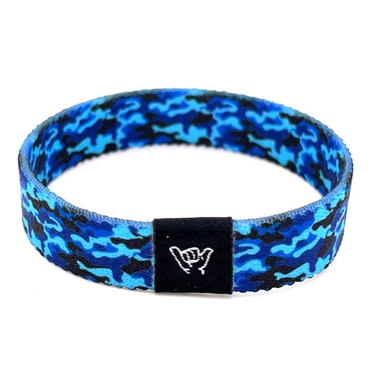 Hang Loose Bands - Wholesale Woven/Braided Bracelet - Caribbean Camo Wristband Bracelet