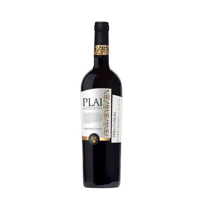 DEKA-Trade – Vinho tinto por atacado – PLAI Merlot Syrah Dry Tinto 0.75l Reserva 2017