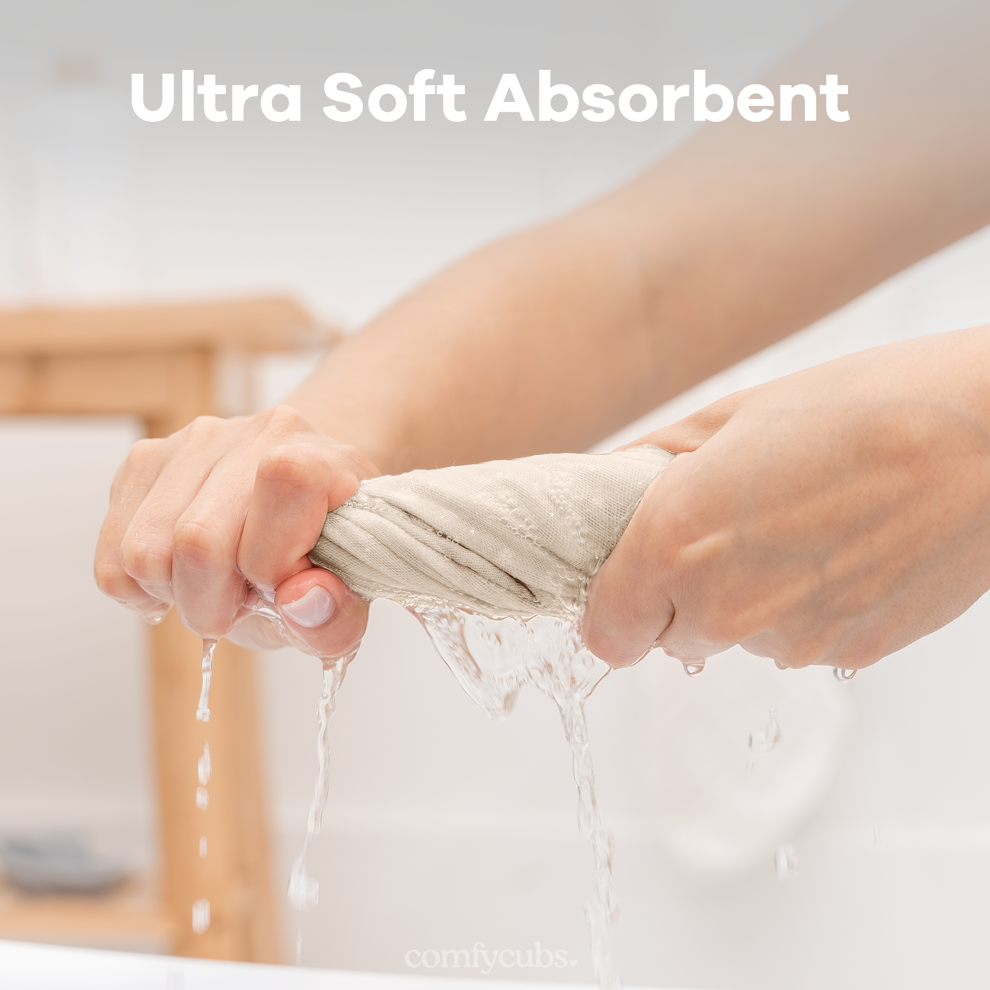 Comfy Cubs – wholesale Wash cloth – Child & baby – Muslin Baby Washcloths, Soft 10"x10" Cotton by Comfy Cubs83