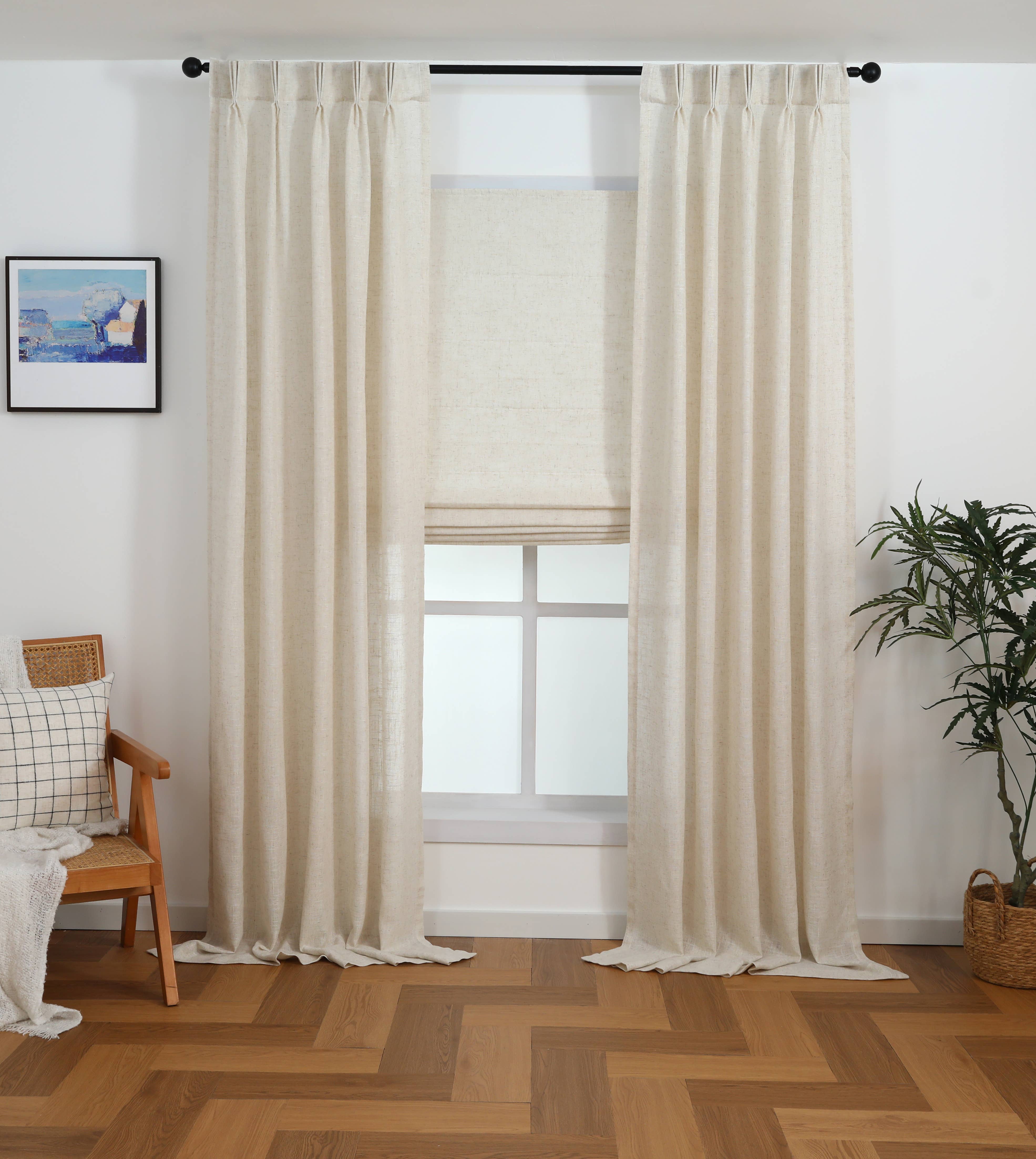 Shadisfy - Vente Stores - Store romain sans fil en lin Bliss16