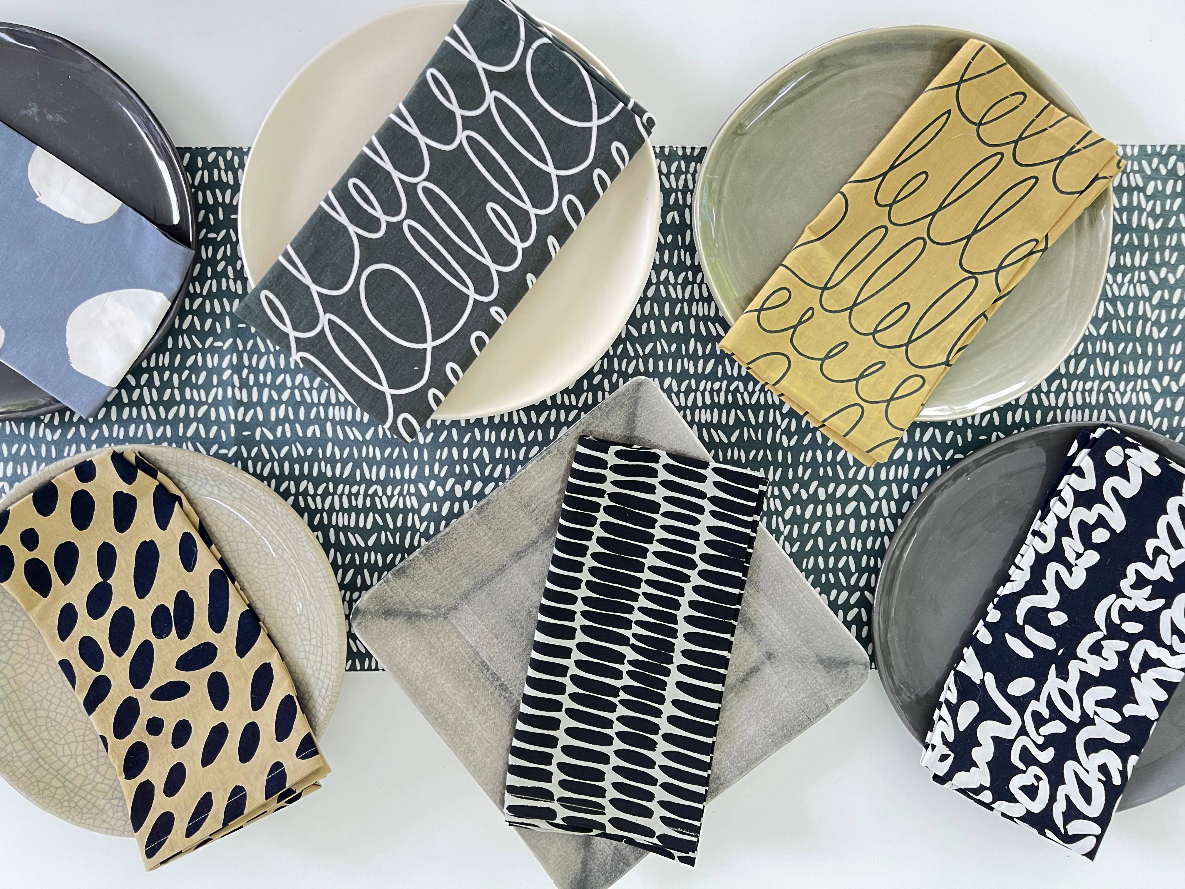 See Design – Großhandel Papier- & Stoffserviette – Servietten aus 100 % Baumwolle im 4er-Set52