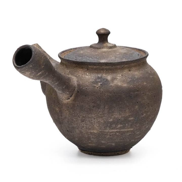 Tezumi - Wholesale Tea Pot - Japanese Kyusu - 前川淳蔵 Junzō Maekawa - Rustic Kurokinsai Tokoname-yaki Teapot - 250ml3