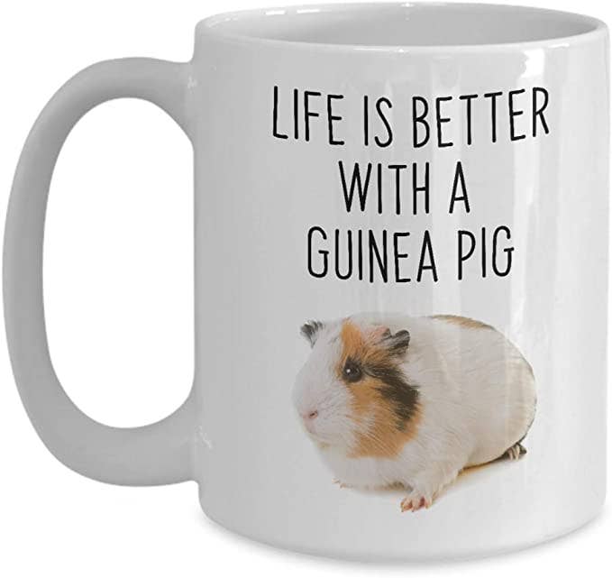 CustomHappy - Wholesale Coffee Mug - Guinea Pig Coffee Mug, Life Is Better With A Guinea Pig1