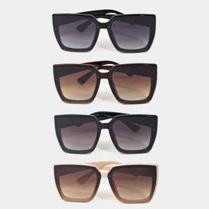 Freyrs Premium Shay Tortoise / Gradient Gray Sunglasses - Tortoise / Gradient Gray