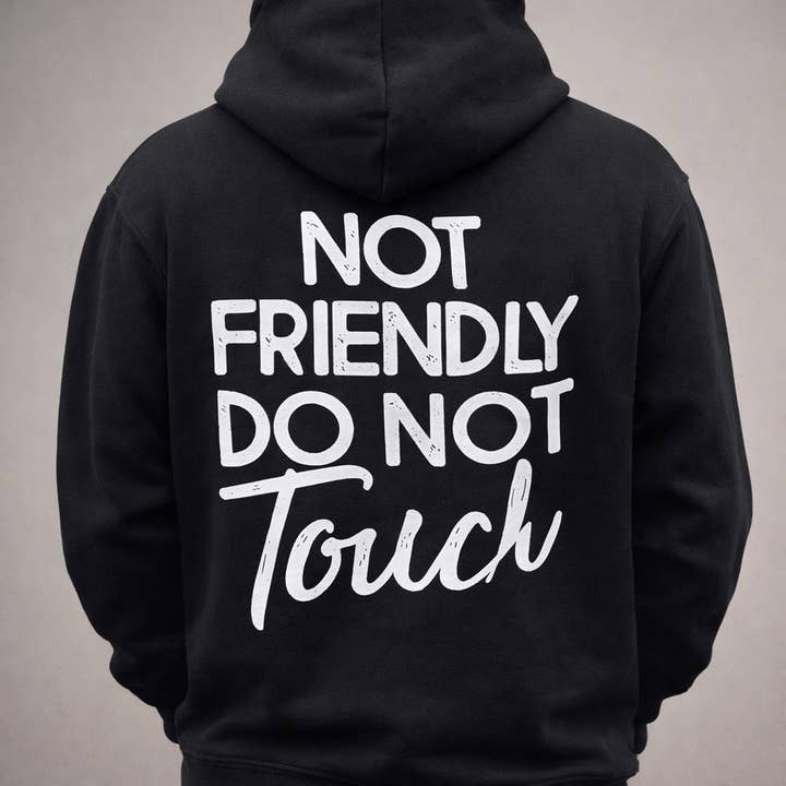 Do Not Touch Sweatshirt for wholesale by Glitter & Dirt Mn