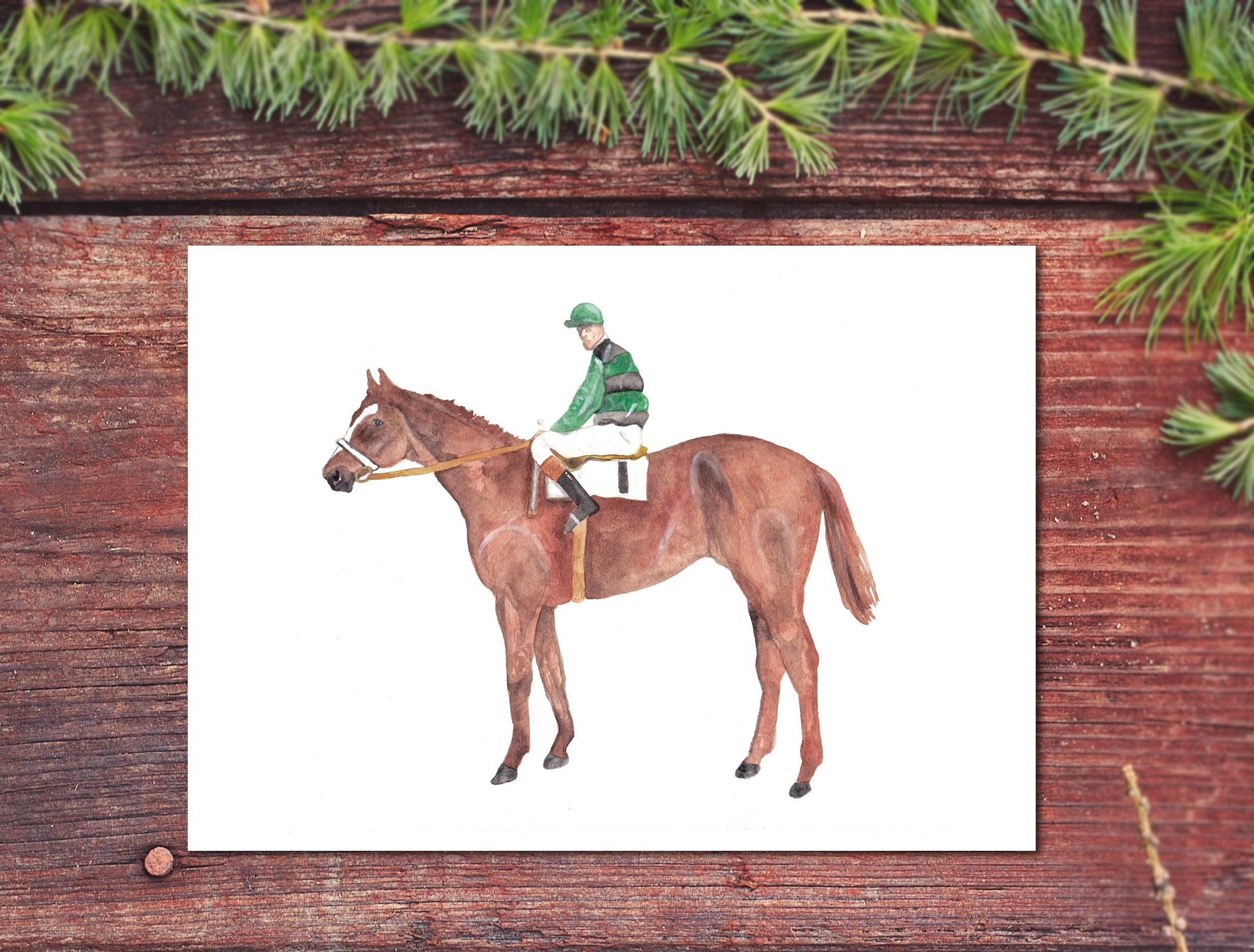 Color Me Eden - Wholesale Art Print - Muncey Two - Vintage Jockey7