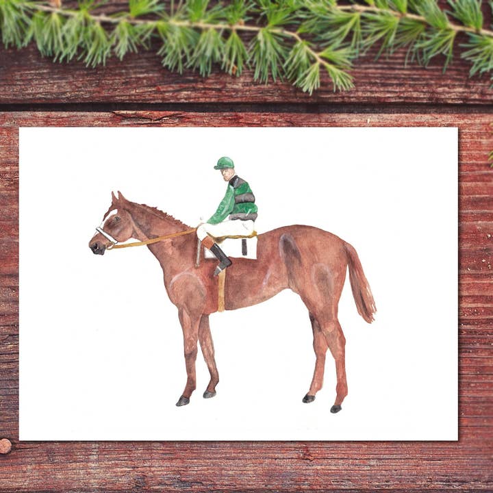 Color Me Eden - Wholesale Art Print - Muncey Two - Vintage Jockey7