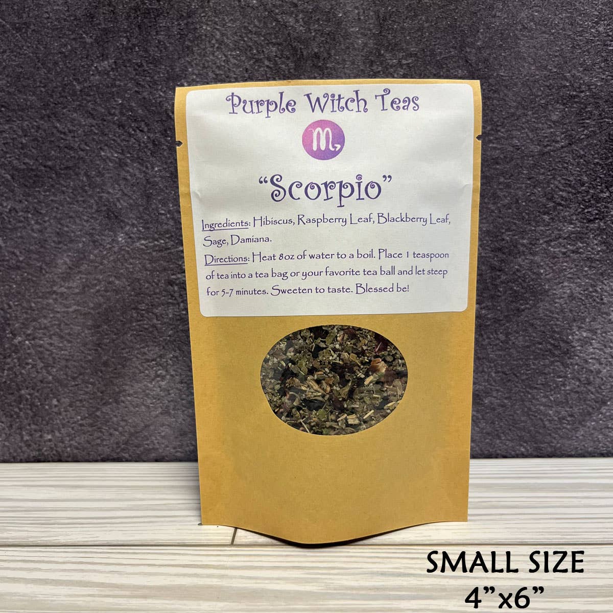 Purple Witch Teas LLC - Wholesale Health/Detox Tea - Scorpio -Zodiac Earthy Hibiscus Herbal Tisane1