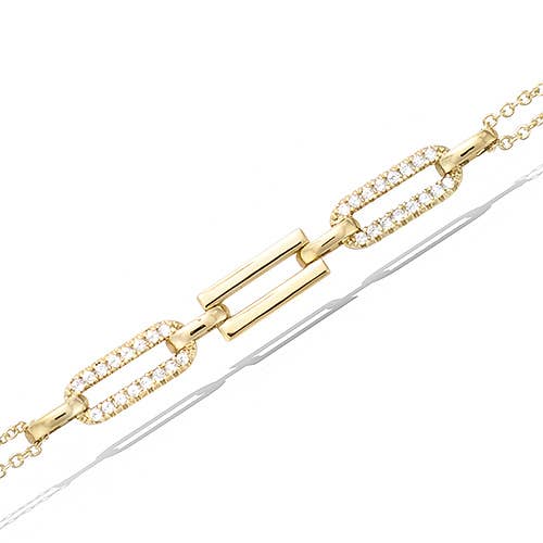 CHIVAL - Bracciale "Cristalline" - Placcato in Oro 18K per la vendita all'ingrosso da parte di CHIVAL