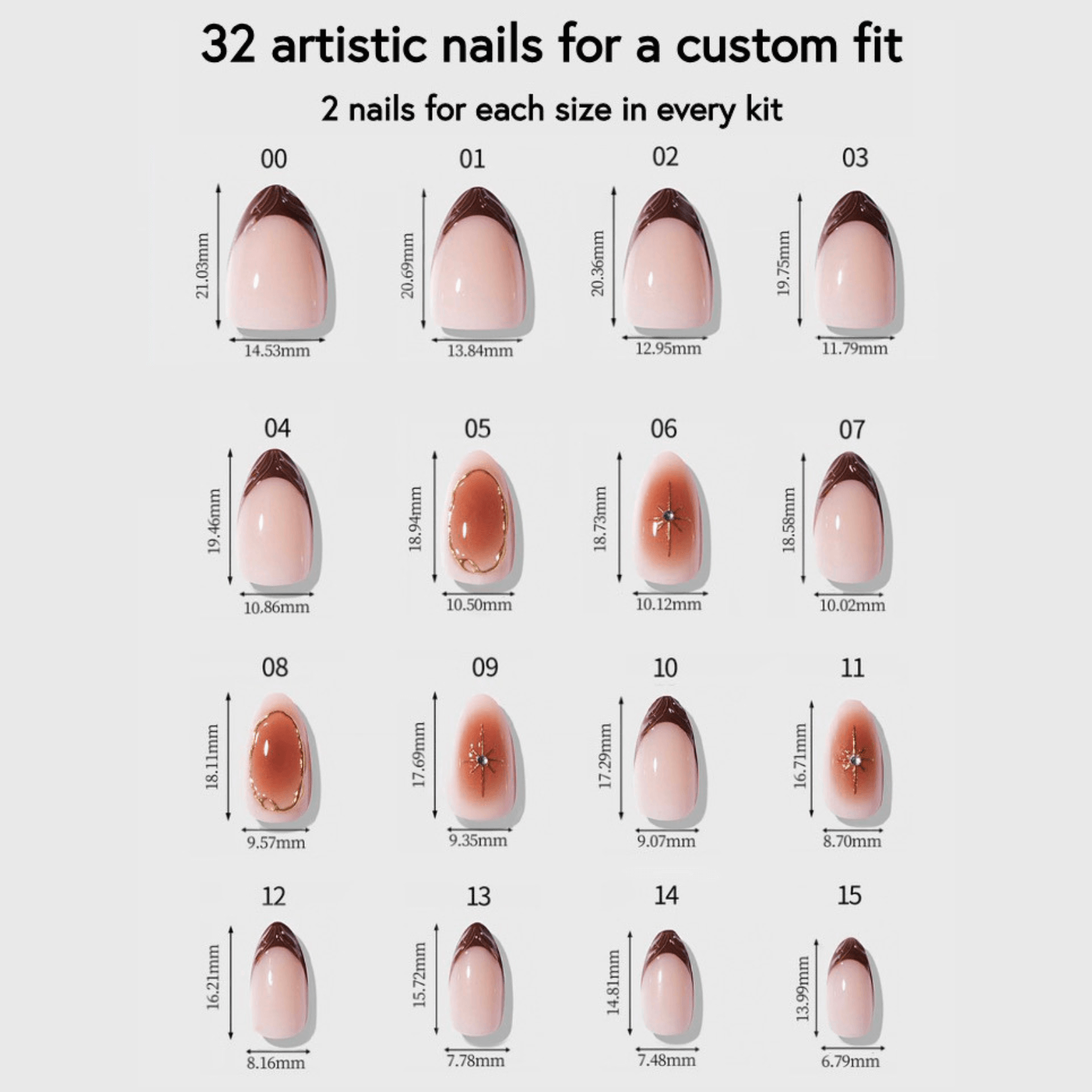 Celebritips - Wholesale Press-On/Fake Nails - Amber Muse4