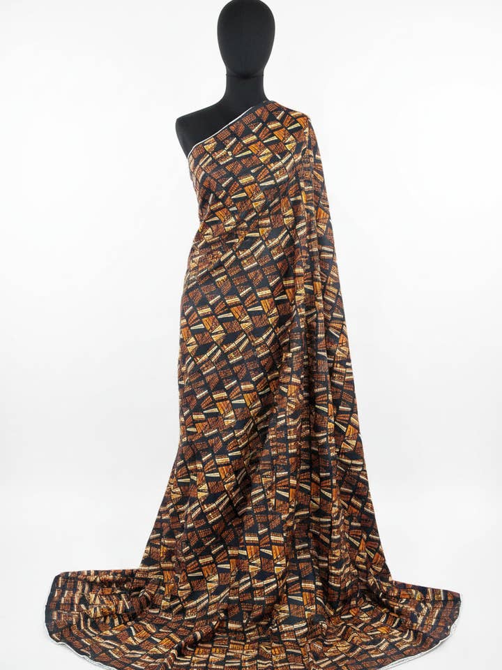 Tissu brut / 6 mètres / Imprimé africain - 7 pour la vente par India Batik